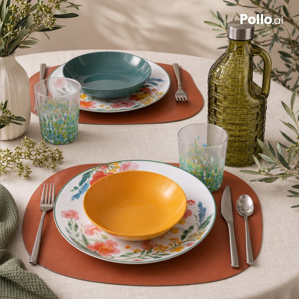 FLORA TABLE SET 18PCS - 5926673