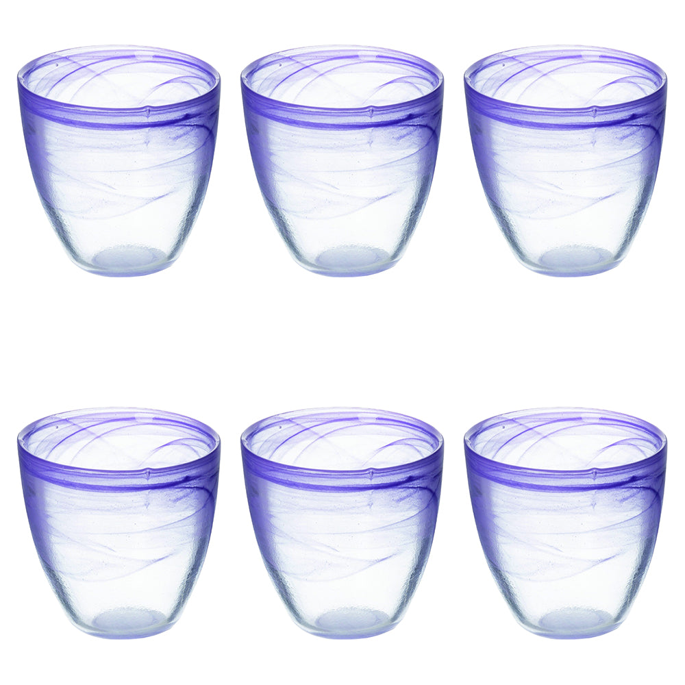 ALABASTRO ROUNDED GLASS 280ML PURPLE - 2188564
