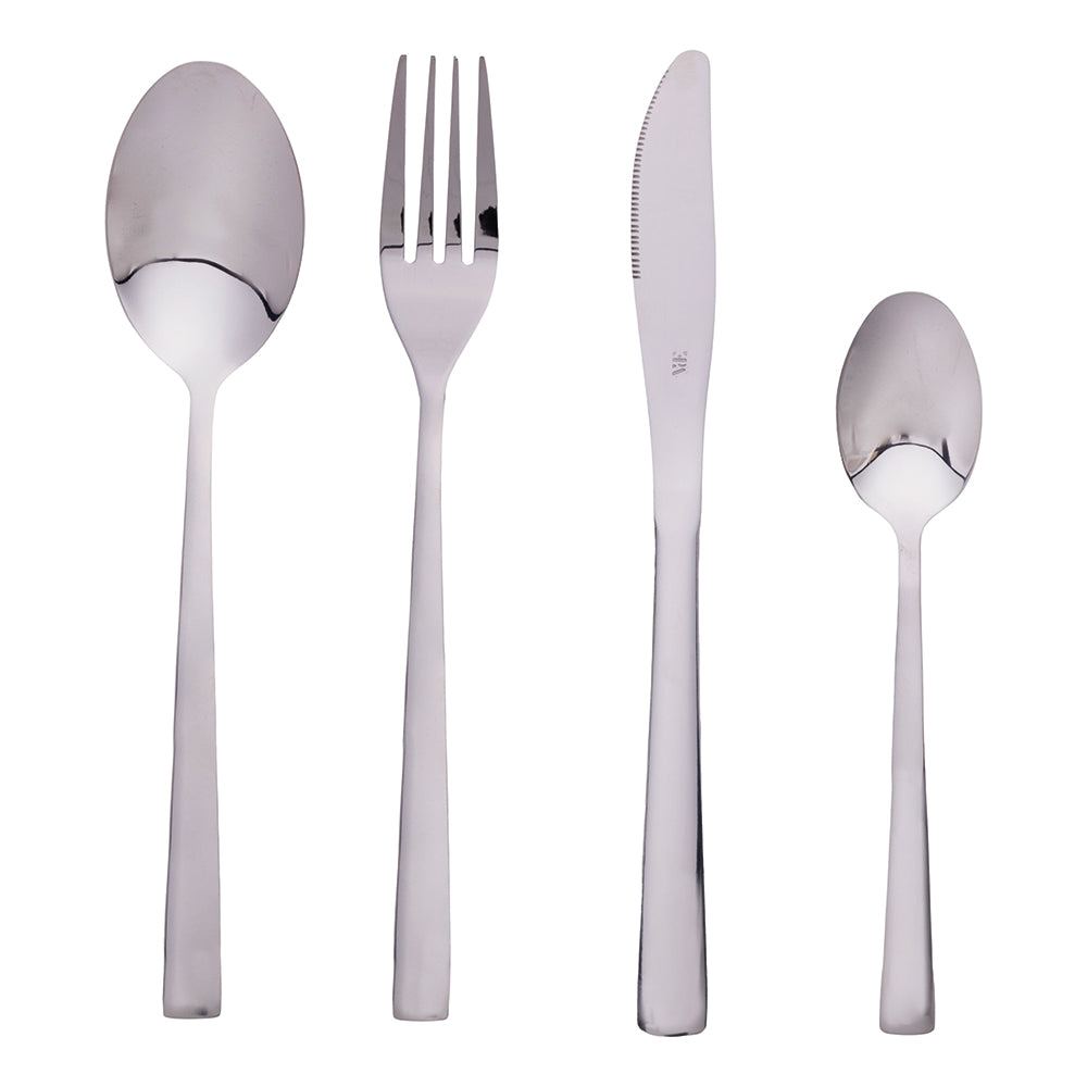 MADISON 24 PCS CUTLERY SET SHINY SILVER - 5901280