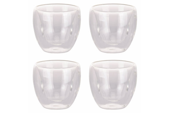 SET OF 4 DOUBLE WALL COFFEE CUPS 90 ML - 5904599