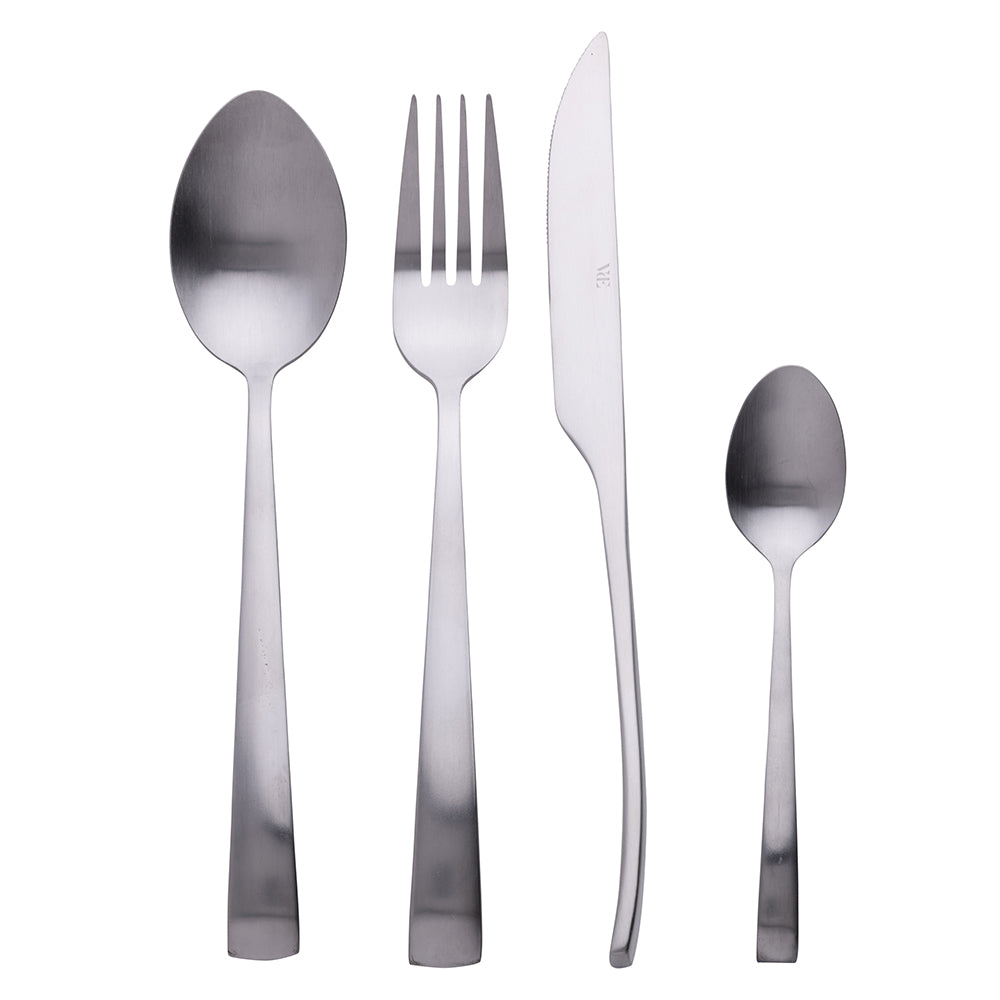 PARK AVENUE CUTLERY SET 24 PCS MATT SILVER# - 5905208