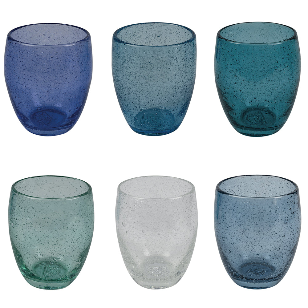 ACAPULCO MAREA SET 6 WATER GLASSES OCEAN # - 5907747