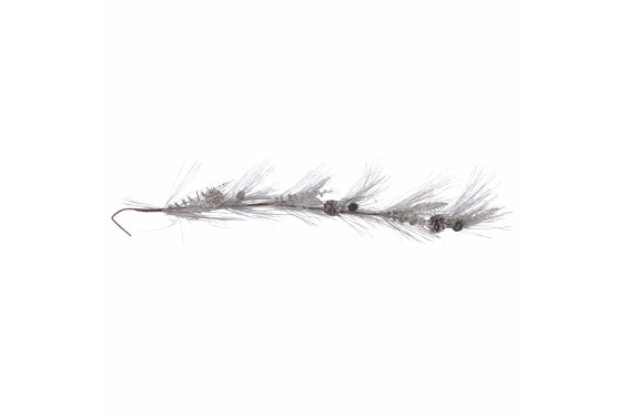 SILVER WIRE BRANCH WITH HOOK 120L - 5909556