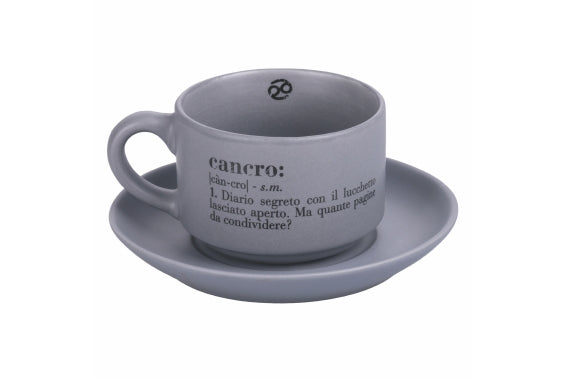 VICTIONARY CANCRO COFFEE CUP W/SAUCER - 5910684