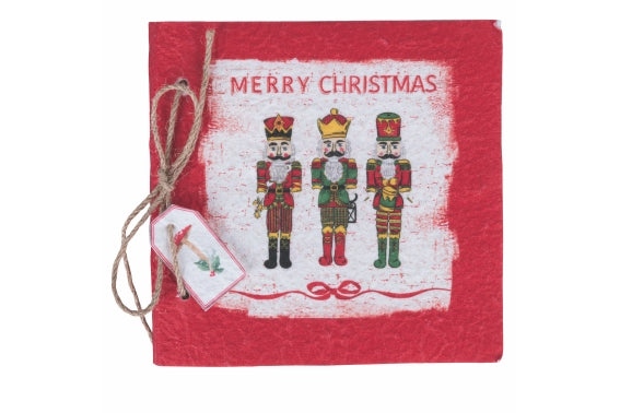 RED NUTCRACKER NOTEBOOK WITH LANYARD 16CM - 5914310