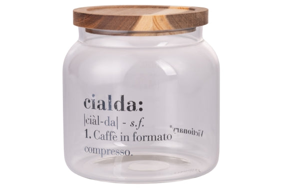 VICTIONARY JAR COFFEE PODS GLASS/ACACIA 1900ML - 5916892