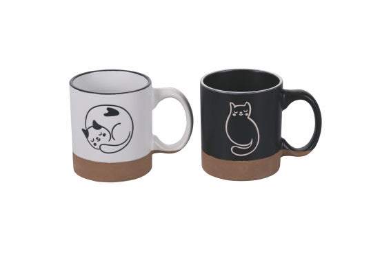 MIAO B/ N SET 2 MUG 280 ML - 5918547