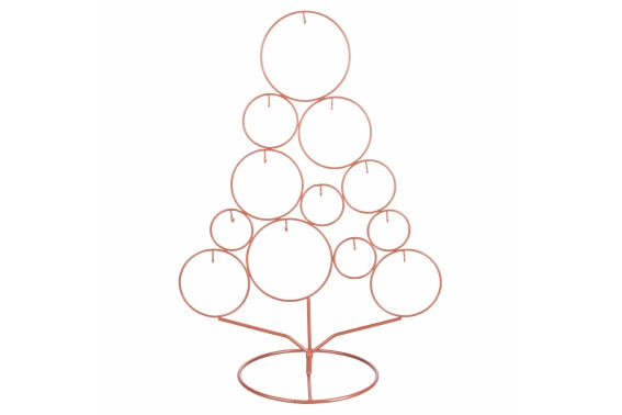 COPPER METAL TREE WITH HOOKS SMALL - 5919667