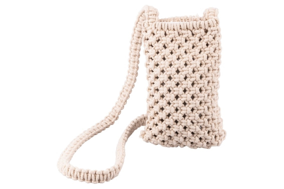 MACRAME MINI BAG SAND/SHOULDER - 5919877