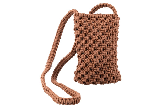 MACRAME MINI BAG MOCHA MOUSSE/SHOULDER - 5919878