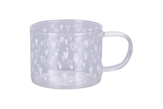 BOROSILICATED GLASS MUG WITH DECAL - 5921328