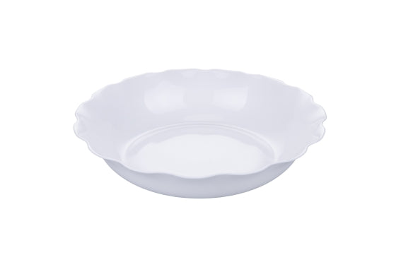 SALAD BOWL 10 CM OPALINE GLASS/SCALOPPED - 5921438
