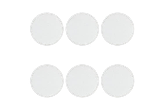 SET 6 COASTERS HORECA / WHITE D10CM - 5921713