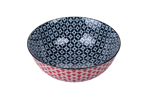 CONFUSION RED BOWL D. 23x9CM 1800ML - 5922204