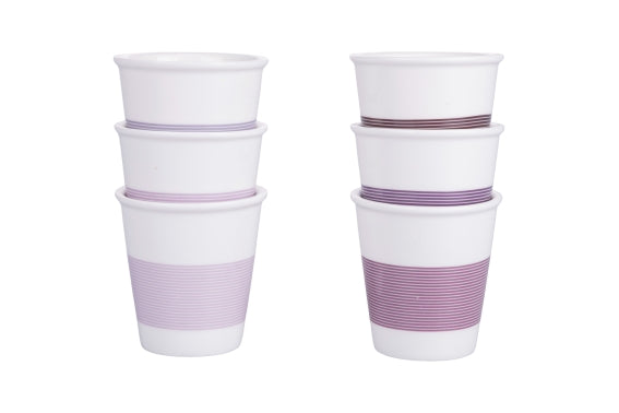DAILY SET 6 PORCELAIN CUPS 60ML PROVENCE - 5922622