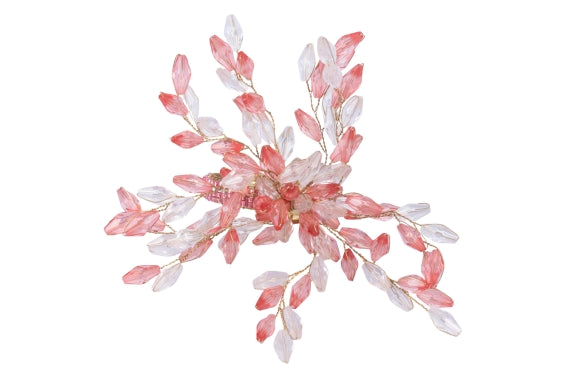 PINK FLOWER NAPKIN RING - 5923217