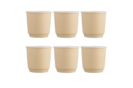FORMA SET 6 COFFEE CUPS 100ML OH SANDY! - 5923484