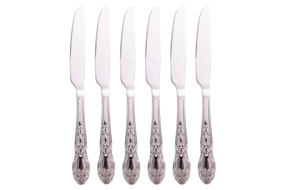 WONDERLAND SET 6 KNIVES SILVER POLISHED - 5923698