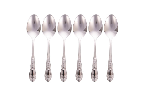WONDERLAND SET 6 SPOONS 18/10 POLISHED SILVER - 5923700