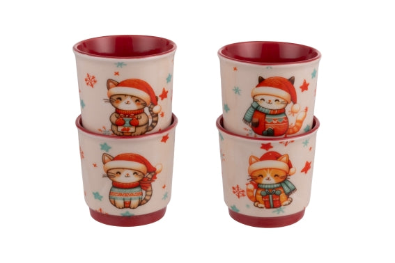 MERRY MIAO SET 4 COFFEE CUPS 100ML - 5924938