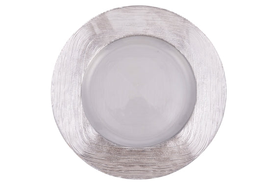 UNDERPLATE SILVER GLASS 33CM - 5924944