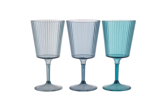 UNICO GOBLET PS 400ML SH BLUE 3ASS - 5925007