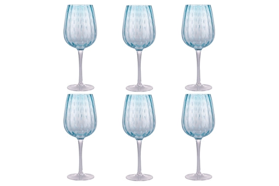 SHIRAZ SET 6 GOBLETS 500ML OCEAN - 5925109