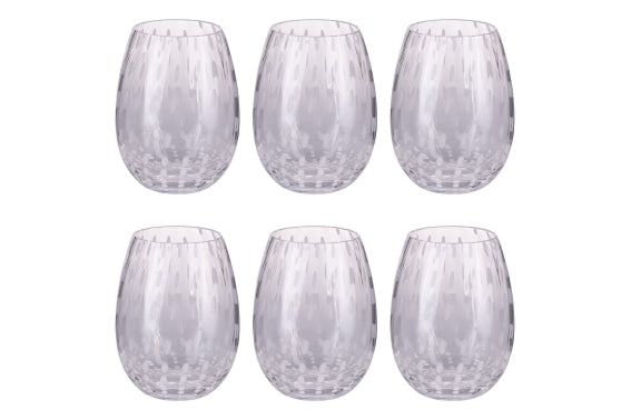 SHIRAZ SET 6 WATER GLASSES 525ML TRANSPARENT - 5925116