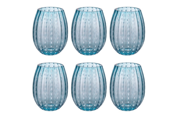 SHIRAZ SET 6 WATER GLASSES 525ML OCEAN - 5925117