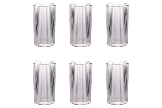 CYLINDER SET 6 BEVERAGE GLASSES 405ML - 5926119