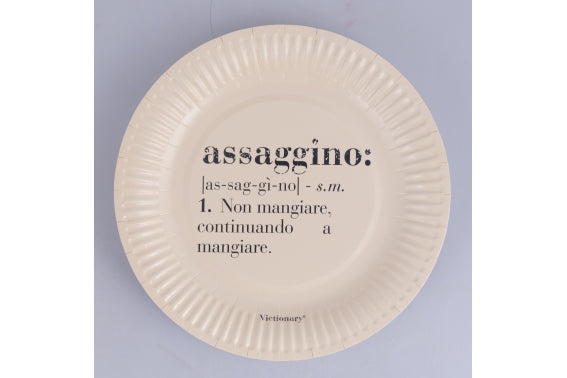 VICTIONARY SET 15 PAPER PLATES 18CM - 5926121