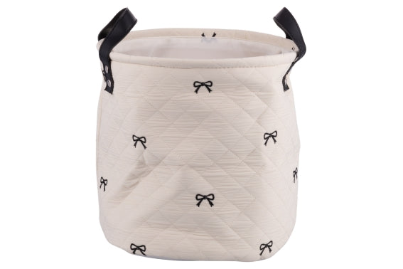 BOWS BASKET P/LAUNDRY 25CM TRAPUNT/HANDLES - 5926175