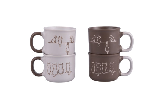 MIAO COFFEE CUP 90ML 4 ASS - 5926421