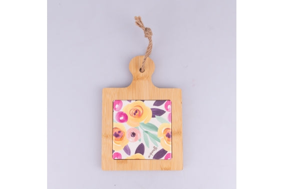 NEW ACQUERELLO CUTTING BOARD W/HANDLE 15X21.5CM - 5926462