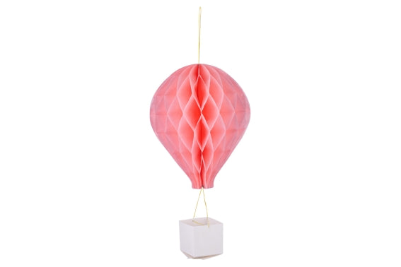 ORIGAMI HOT AIRBALLOON PAPER/BIOADHESIVE 28CM PINK - 5926649