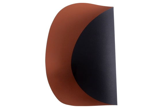 STONE PVC PLACEMAT 44X37 D/FACE COGNAC/BLACK - 5926717