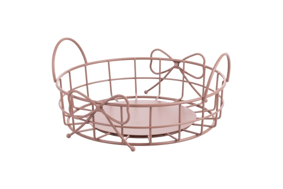 FIOCCHETTI BASKET TWO HANDLES 24X23X11 MOCHA MOUSS - 5926856