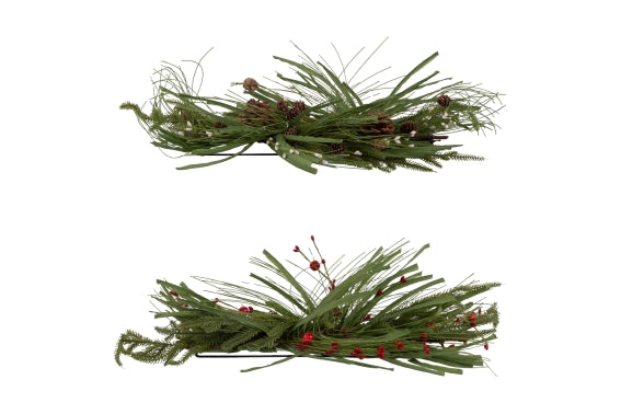 XMAS TABLE CENTERPIECE 2ASS 50X20X10 - 5927003
