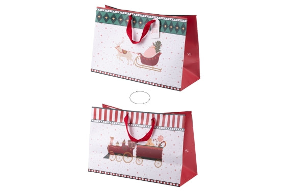 XMAS CIRCUS GIFT BAG 39x15x25CM - 5927529