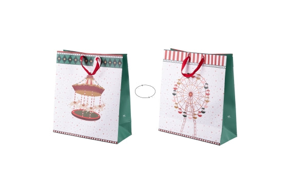 XMAS CIRCUS GIFT BAG 36x15x40CM - 5927530