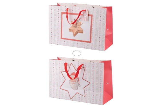 XMAS COTTAGE GIFT BAG 39x15x25CM - 5927534