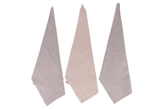 KITCHEN TOWELS SET 3 LINEN+COTTON 50X70CM - 5927946