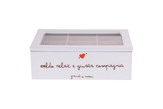 GRANDI AMORI TEA BOX 24X16X8CM - 5928099