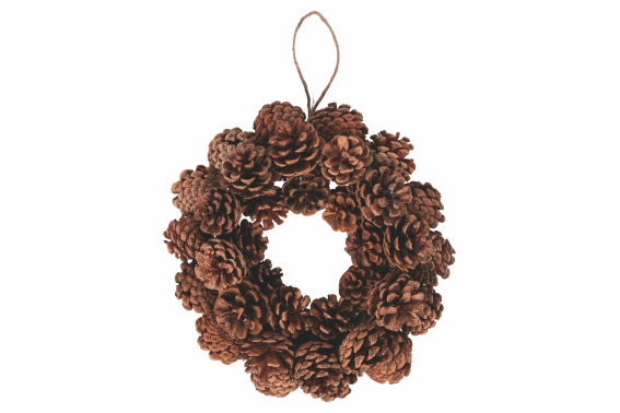 NATURAL WALL PINECONE GARLAND D28CM - 2188127