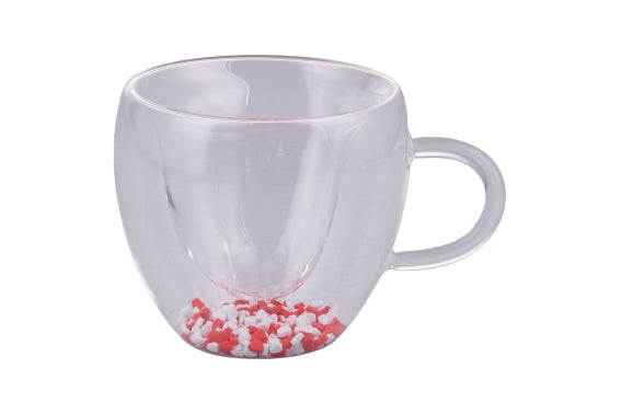 GOOD MORNING MUG BOROSILICATE GLASS HEARTS 250ML - 2188295