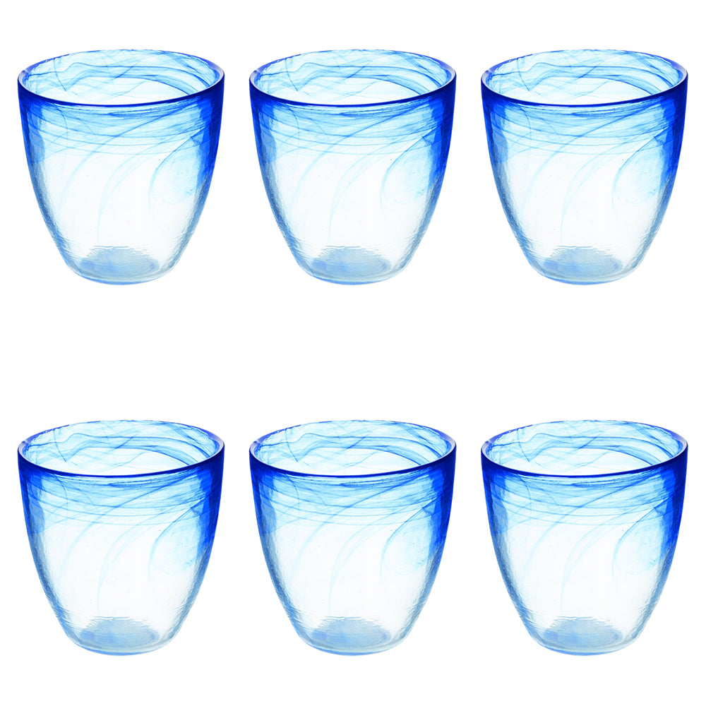 ALABASTRO ROUNDED WATER GLASS 280ML COBALT BLUE - 2188563