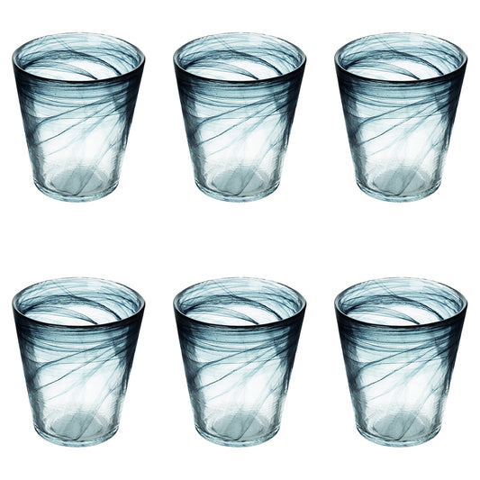 ALABASTRO CONICAL WATER GLASS 250ML BLACK - 2188567
