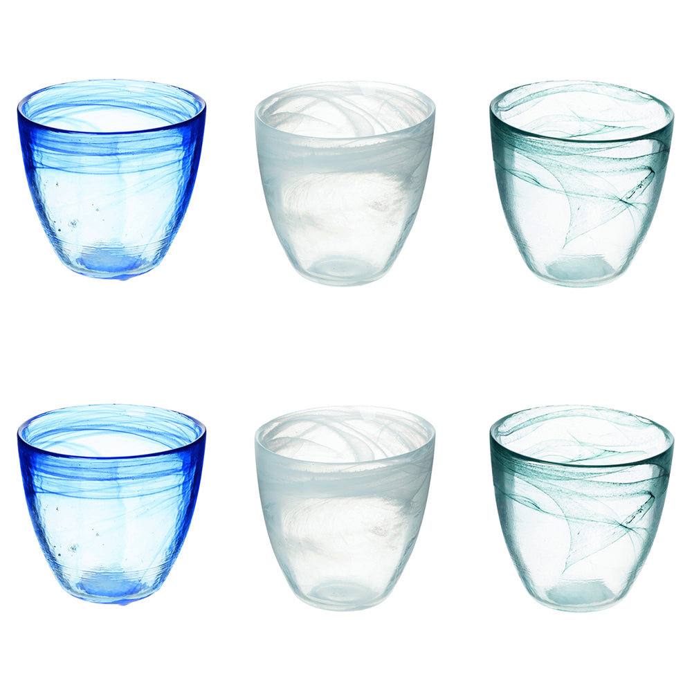 ALABASTRO OCEAN SET OF 6 GLASSES 280 ML - 2188591