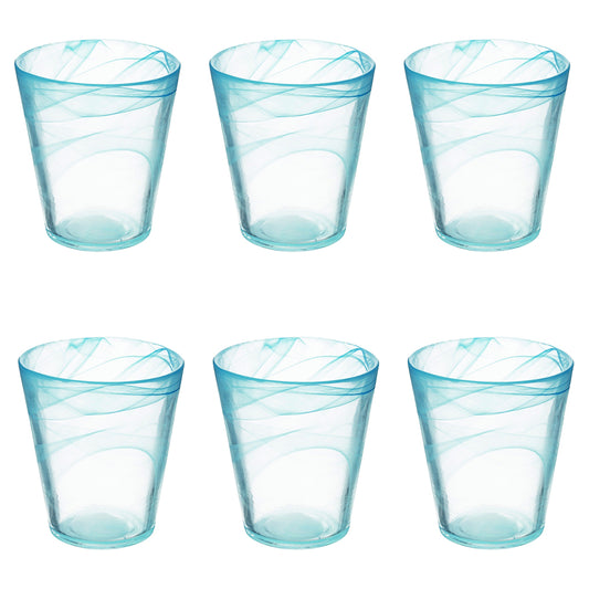 ALABASTRO CONICAL WATER GLASS 250ML LIGHT BLUE - 2188600