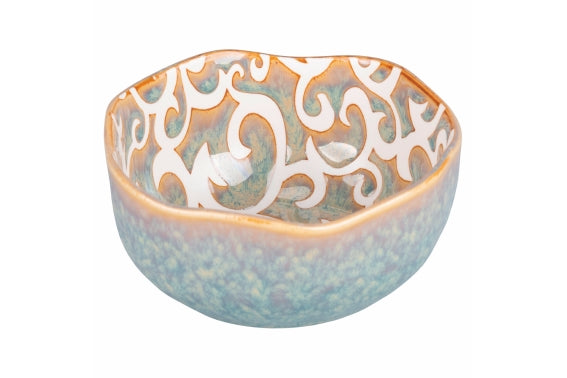 REACTIVE IRREGULAR BOWL BEIGE 400ML
